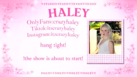 Snapshot of haleycrazy chatting on February 2026 03:49:02 PM Haley online show from February 2026 03:49:02 PM