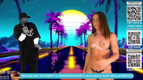 Snapshot of hannahjames710 chatting on October 2025 02:59:01 PM Hannah James online show from October 2025 02:59:01 PM