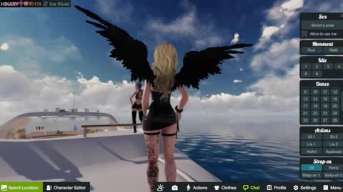 Snapshot of hikary__moon chatting on October 2025 07:01:01 PM Eva online show from October 2025 07:01:01 PM