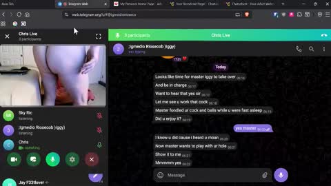 Christopher online show from October 2025 01:22:01 PM