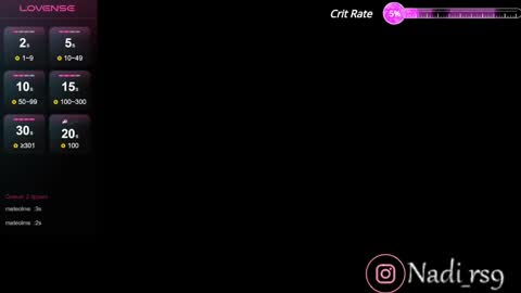 Snapshot of imnadiaroses chatting on February 2025 10:26:01 AM Nadia online show from February 2025 10:26:01 AM