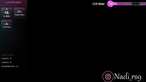 Snapshot of imnadiaroses chatting on February 2025 04:36:02 PM Nadia online show from February 2025 04:36:02 PM