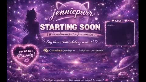Snapshot of jenniepurr chatting on April 2026 08:12:02 AM Jennie online show from April 2026 08:12:02 AM