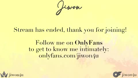 Snapshot of jiwon4u chatting on February 2025 07:42:01 PM Jiwon online show from February 2025 07:42:01 PM
