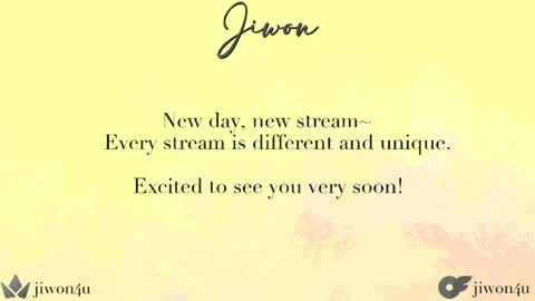 Jiwon online show from April 2026 06:35:01 PM