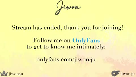 Jiwon online show from May 2026 06:46:01 PM