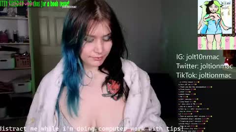 Snapshot of joltionmac chatting on December 2024 08:29:01 PM JoltionMac JJ online show from December 2024 08:29:01 PM