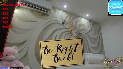 Snapshot of krisi_kiss chatting on January 2025 06:56:01 AM KrisiFollow me Thumb UP online show from January 2025 06:56:01 AM