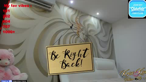 Snapshot of krisi_kiss chatting on January 2025 01:00:01 PM KrisiFollow me Thumb UP online show from January 2025 01:00:01 PM