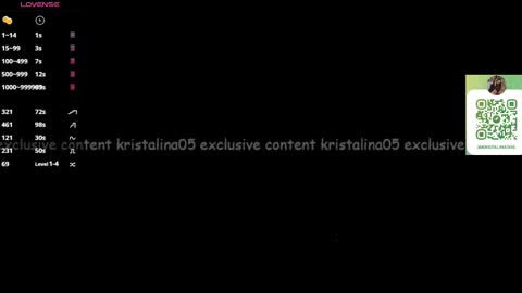 Snapshot of kristalina5 chatting on February 2025 06:04:01 AM camila online show from February 2025 06:04:01 AM