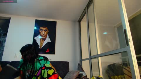 Snapshot of latin_couple77 chatting on January 2025 09:13:01 AM Sara y Andy online show from January 2025 09:13:01 AM