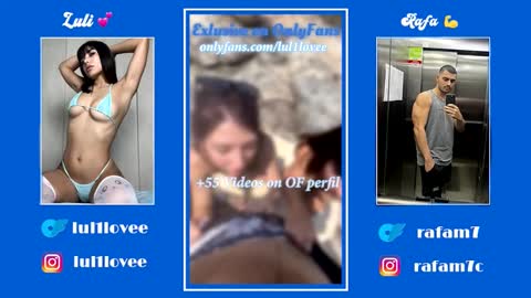 Snapshot of latinuycouple chatting on February 2025 03:15:01 AM Rafa and Luli online show from February 2025 03:15:01 AM
