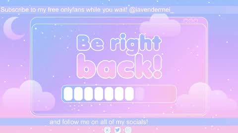 LavenderMei online show from May 2026 10:26:02 PM