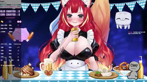 Snapshot of lewdfoxy_vt chatting on October 2025 01:50:01 PM Kira online show from October 2025 01:50:01 PM