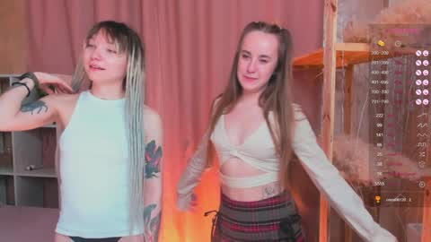 Hello our names are Kate and Alice this is our first day here. online show from December 2024 03:20:01 AM