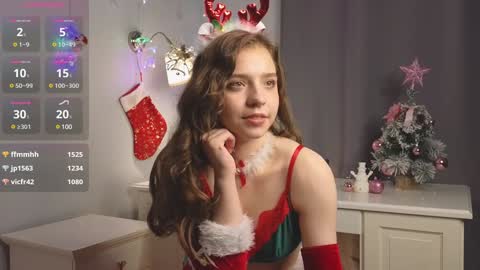 Snapshot of lizbethbiers chatting on December 2024 09:13:01 AM Hello there im Amelia Im new here Lets have fun online show from December 2024 09:13:01 AM
