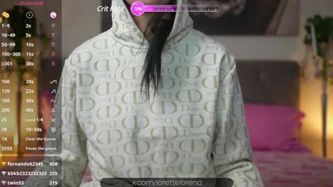 Snapshot of lorettelorenaa chatting on January 2025 08:01:01 PM LoretteLorena online show from January 2025 08:01:01 PM