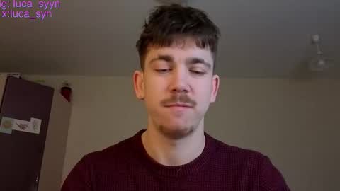 Snapshot of luca_syn chatting on March 2026 07:28:01 PM Luca S online show from March 2026 07:28:01 PM