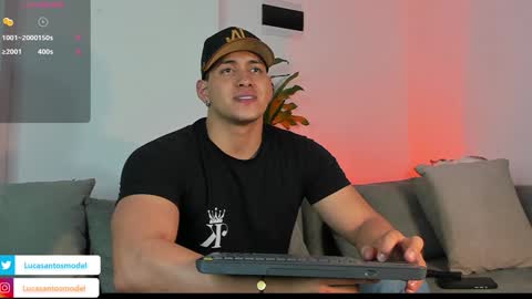 Snapshot of lucasanto_ chatting on December 2024 03:10:02 AM LUCA SANTOS online show from December 2024 03:10:02 AM