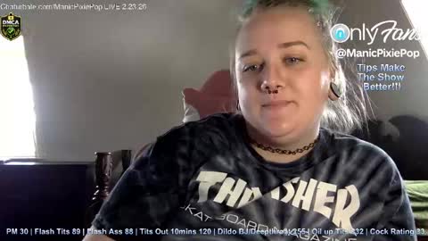 Snapshot of manicpixiepop chatting on February 2026 05:21:01 PM ManicPixiePop online show from February 2026 05:21:01 PM