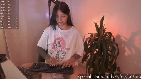 Snapshot of megan_evaans chatting on November 2025 04:31:02 PM welcome guys please help me to reach 100 hands up Thanks online show from November 2025 04:31:02 PM