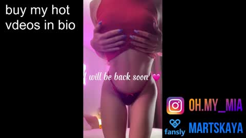 Snapshot of mia4sin chatting on December 2024 09:28:02 AM Mia Martskaya online show from December 2024 09:28:02 AM