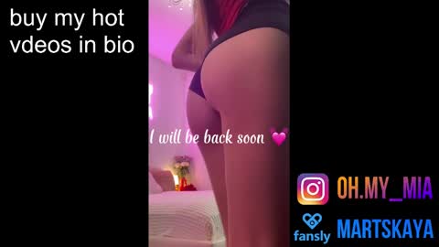 Snapshot of mia4sin chatting on January 2025 08:28:02 AM Mia Martskaya online show from January 2025 08:28:02 AM