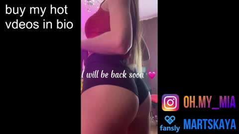 Snapshot of mia4sin chatting on February 2025 08:39:01 AM Mia Martskaya online show from February 2025 08:39:01 AM