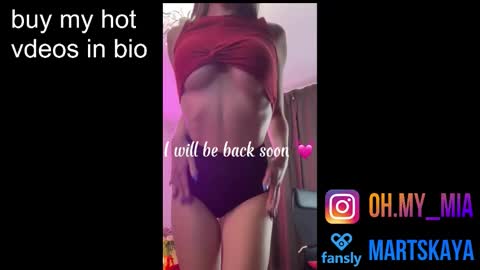 Snapshot of mia4sin chatting on September 2025 09:22:02 AM Mia Martskaya online show from September 2025 09:22:02 AM