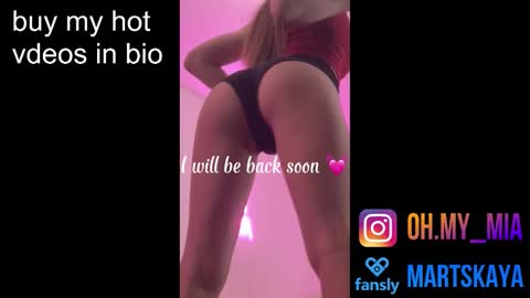 Snapshot of mia4sin chatting on October 2025 10:04:01 AM Mia Martskaya online show from October 2025 10:04:01 AM