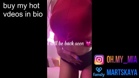 Snapshot of mia4sin chatting on October 2025 09:54:01 AM Mia Martskaya online show from October 2025 09:54:01 AM