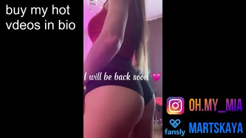 Snapshot of mia4sin chatting on October 2025 09:43:01 AM Mia Martskaya online show from October 2025 09:43:01 AM