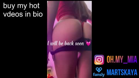 Snapshot of mia4sin chatting on October 2025 10:36:01 AM Mia Martskaya online show from October 2025 10:36:01 AM