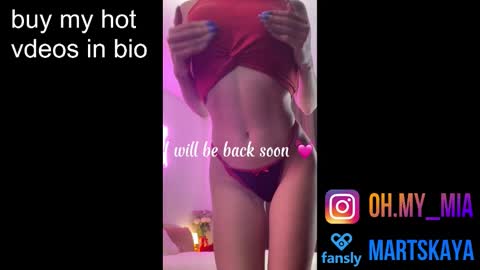 Snapshot of mia4sin chatting on October 2025 07:49:02 AM Mia Martskaya online show from October 2025 07:49:02 AM