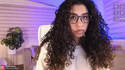 Snapshot of miss_sidney chatting on April 2026 12:39:01 PM Amy Olivera online show from April 2026 12:39:01 PM