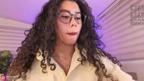 Snapshot of miss_sidney chatting on April 2026 12:44:02 PM Amy Olivera online show from April 2026 12:44:02 PM