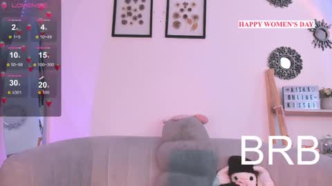 Snapshot of missaisha1 chatting on March 2025 08:45:02 PM Aisha birtthday show 15 noviembre online show from March 2025 08:45:02 PM
