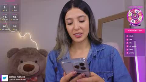 Snapshot of missmonaco chatting on March 2026 01:20:02 AM Emma Rivera online show from March 2026 01:20:02 AM