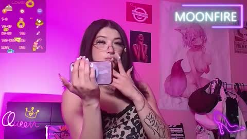 Snapshot of moonfiredance chatting on February 2026 09:43:02 AM Nicky online show from February 2026 09:43:02 AM