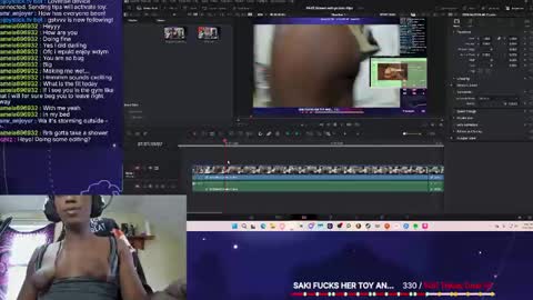 SakiWuff online show from April 2026 08:48:01 PM