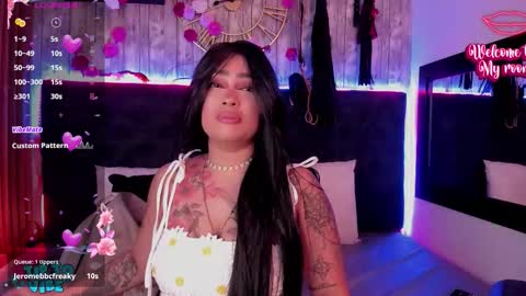 Snapshot of nekomisaki chatting on November 2025 12:08:02 PM Miah online show from November 2025 12:08:02 PM