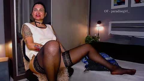 Snapshot of paradisegirl_ chatting on December 2024 01:13:01 AM My alter ego Betinna Flowers - a tattooed Miss - Are you missing me come in here - online show from December 2024 01:13:01 AM