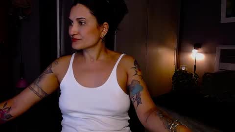 Snapshot of paradisegirl_ chatting on January 2025 09:23:02 PM My alter ego Betinna Flowers - a tattooed Miss - Are you missing me come in here - online show from January 2025 09:23:02 PM