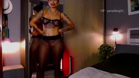 Snapshot of paradisegirl_ chatting on February 2025 11:25:02 PM My alter ego Betinna Flowers - a tattooed Miss - Are you missing me come in here - online show from February 2025 11:25:02 PM