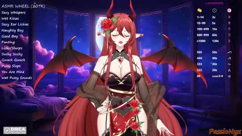 Snapshot of passionyx chatting on December 2024 02:42:02 AM Succubus Nyx online show from December 2024 02:42:02 AM