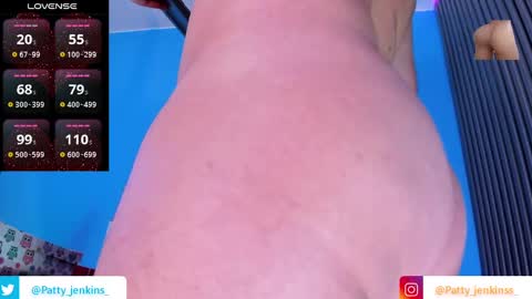 Snapshot of patty_jenkinss chatting on January 2025 01:39:01 AM Hi Pvt open Moans from lovense tell me Fav 113366 Especial level 33 online show from January 2025 01:39:01 AM