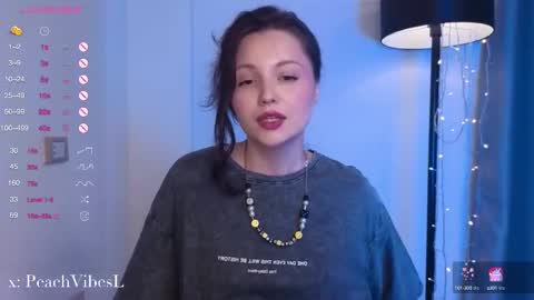 Snapshot of peachvibes chatting on March 2025 07:10:01 AM Lili online show from March 2025 07:10:01 AM