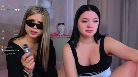 Lora black  and Lili blonde welcome you here online show from February 2025 02:52:01 PM