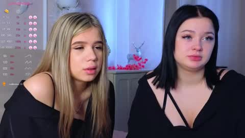 Lora black  and Lili blonde welcome you here online show from February 2025 08:49:02 AM
