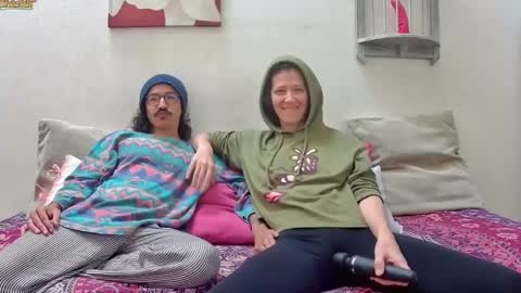 Snapshot of randomshuffle chatting on February 2025 03:23:02 PM MR DJ Randomshuffle friends playing with sexual energy live - OMG we are back online show from February 2025 03:23:02 PM